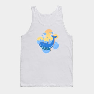 Right whale illustration Tank Top